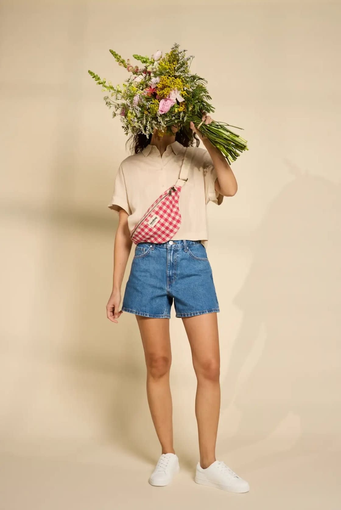 Hindbag Hindbag, Fanny Pack Olivia, vichy pink