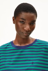 Armedangels Armedangels, Idaara Stripes, emerald green-blue noon, L