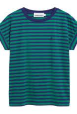 Armedangels Armedangels, Idaara Stripes, emerald green-blue noon, S