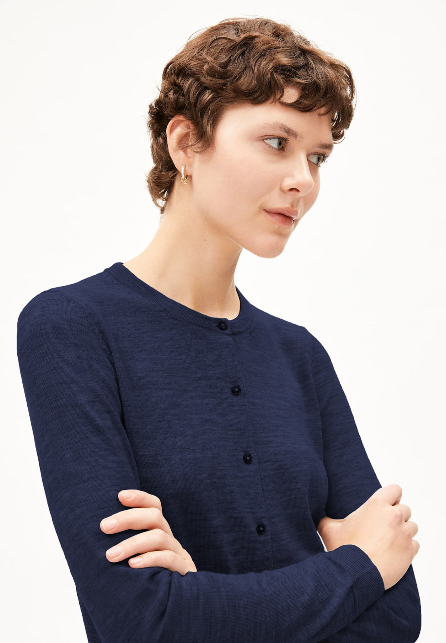 Armedangels Armedangels, Ophaliaa Merino, tinted navy, XS