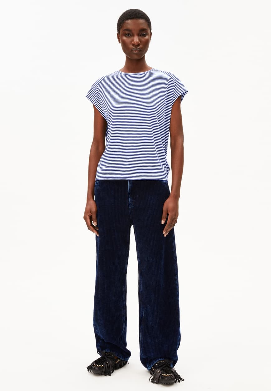 Armedangels Armedangels, Oneliaa Stripes, oatmilk-blue noon, L