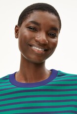 Armedangels Armedangels, Frankaa Maarlen Stripe, emerald green-blue noon, XS