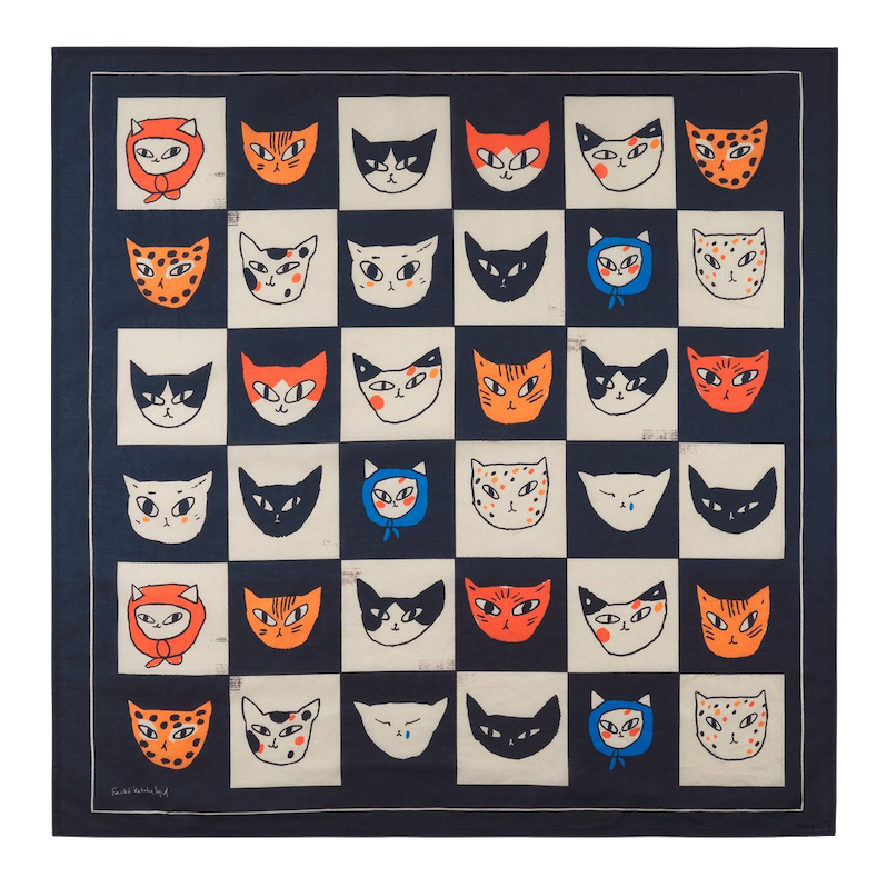 Dedicated Dedicated, Kullavik Scarf Cat Bingo, black