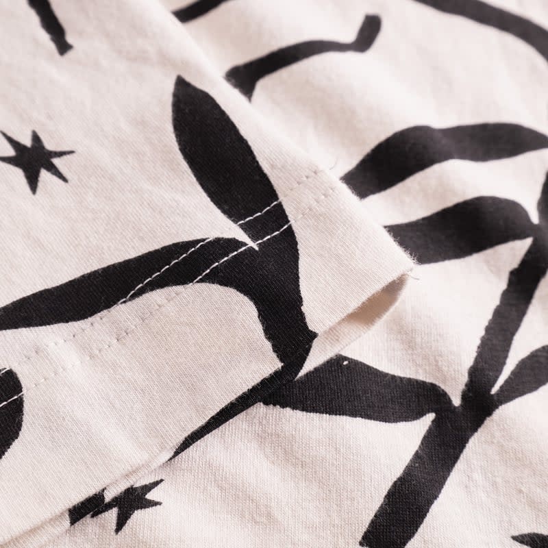 Dedicated Dedicated, Vadstena Papercut Horses, oat white, XS