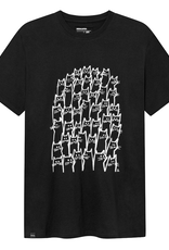 Dedicated Dedicated, Stockholm Cat Crowd, black, M