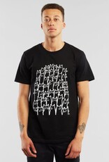 Dedicated Dedicated, Stockholm Cat Crowd, black, S