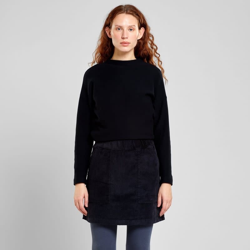 Dedicated Dedicated, Majorna Corduroy Skirt, black, L