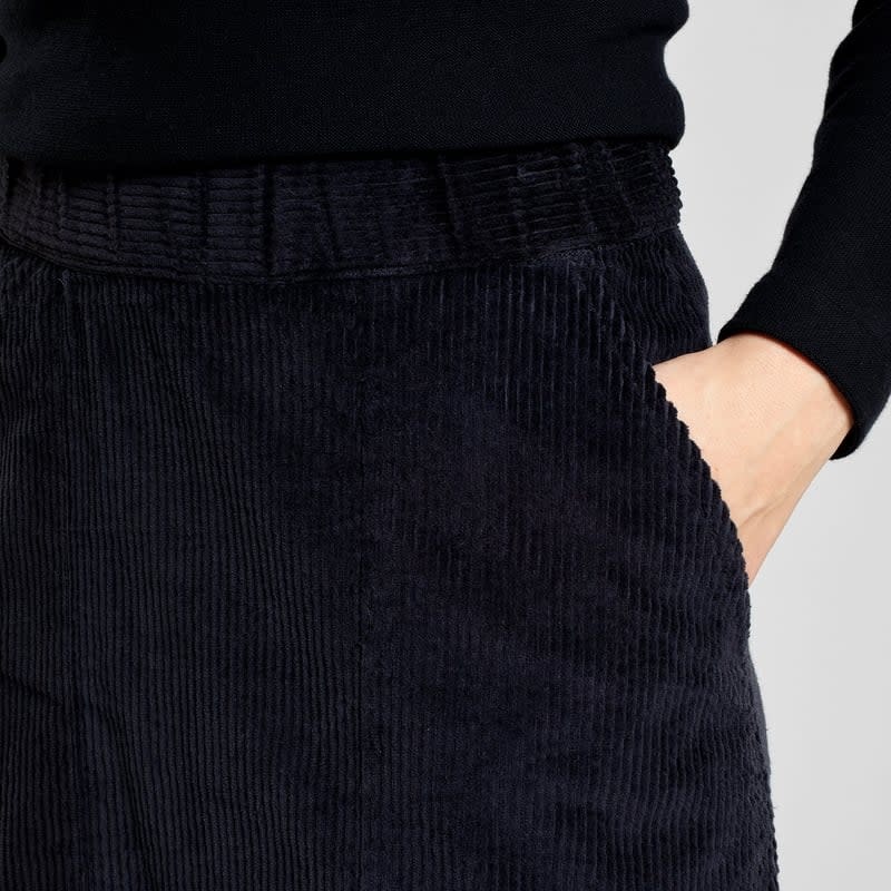 Dedicated Dedicated, Majorna Corduroy Skirt, black, L