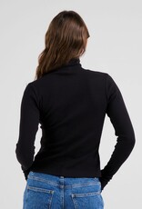 Dedicated Dedicated, Malma LS Rib Top, black, L