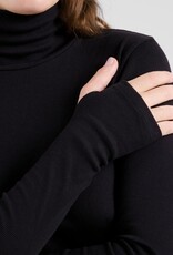 Dedicated Dedicated, Malma LS Rib Top, black, XS