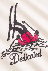 Dedicated Dedicated, Stockholm T-Shirt Fallen Skier, off white, XL