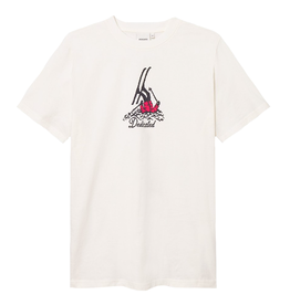 Dedicated Dedicated, Stockholm T-Shirt Fallen Skier, off white, L