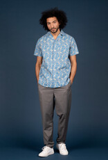 Wemoto Wemoto, Robinson Camp Shirt, blue, XL