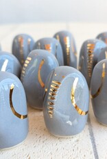 Picuru ceramicas Picuru Ceramicas, Amulett Elefant, grau/gold