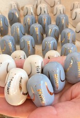 Picuru ceramicas Picuru Ceramicas, Amulett Elefant, grau/gold