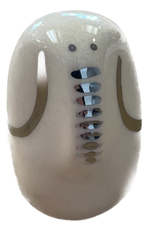 Picuru ceramicas Picuru Ceramicas, Amulett Elefant, weiss/silber