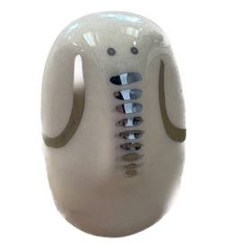 Picuru ceramicas Picuru Ceramicas, Amulett Elefant, weiss/silber