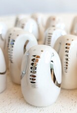 Picuru ceramicas Picuru Ceramicas, Amulett Elefant, weiss/silber