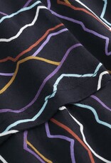 Dedicated Dedicated, Stockholm T-Shirt Line Mountains AOP, black, XL