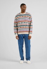 Dedicated Dedicated, Mora Sweater Fair Isle Trout, oat white, S