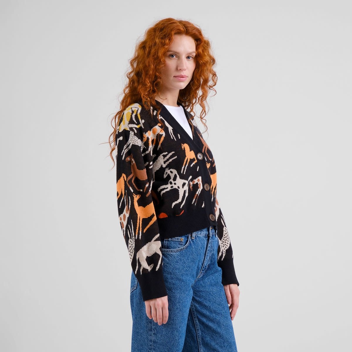 Dedicated Dedicated, Kanan Cardigan Mustang Party, black, S