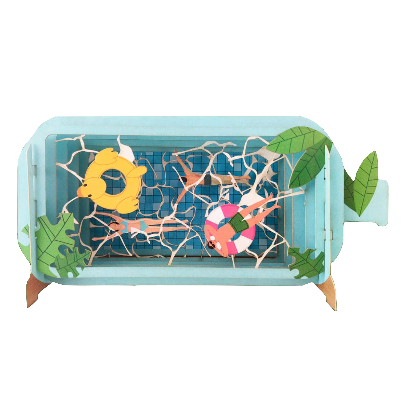 Alljoy Alljoy, Message in a Bottle, summer swimming