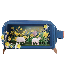 Alljoy Alljoy, Message in a Bottle, daffodil sheep