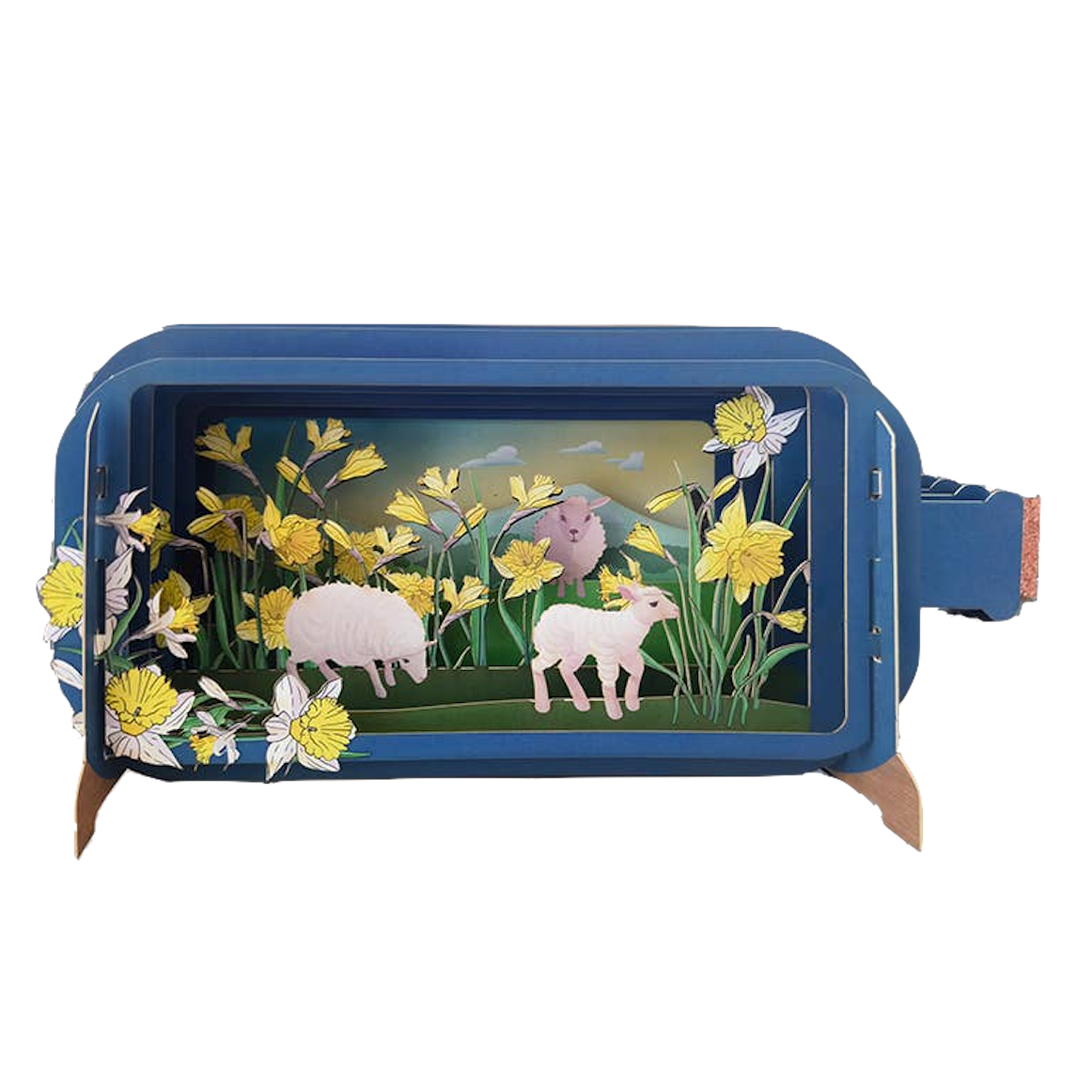 Alljoy Alljoy, Message in a Bottle, daffodil sheep