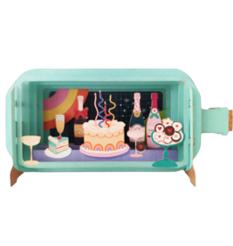 Alljoy Alljoy, Message in a Bottle, cake party