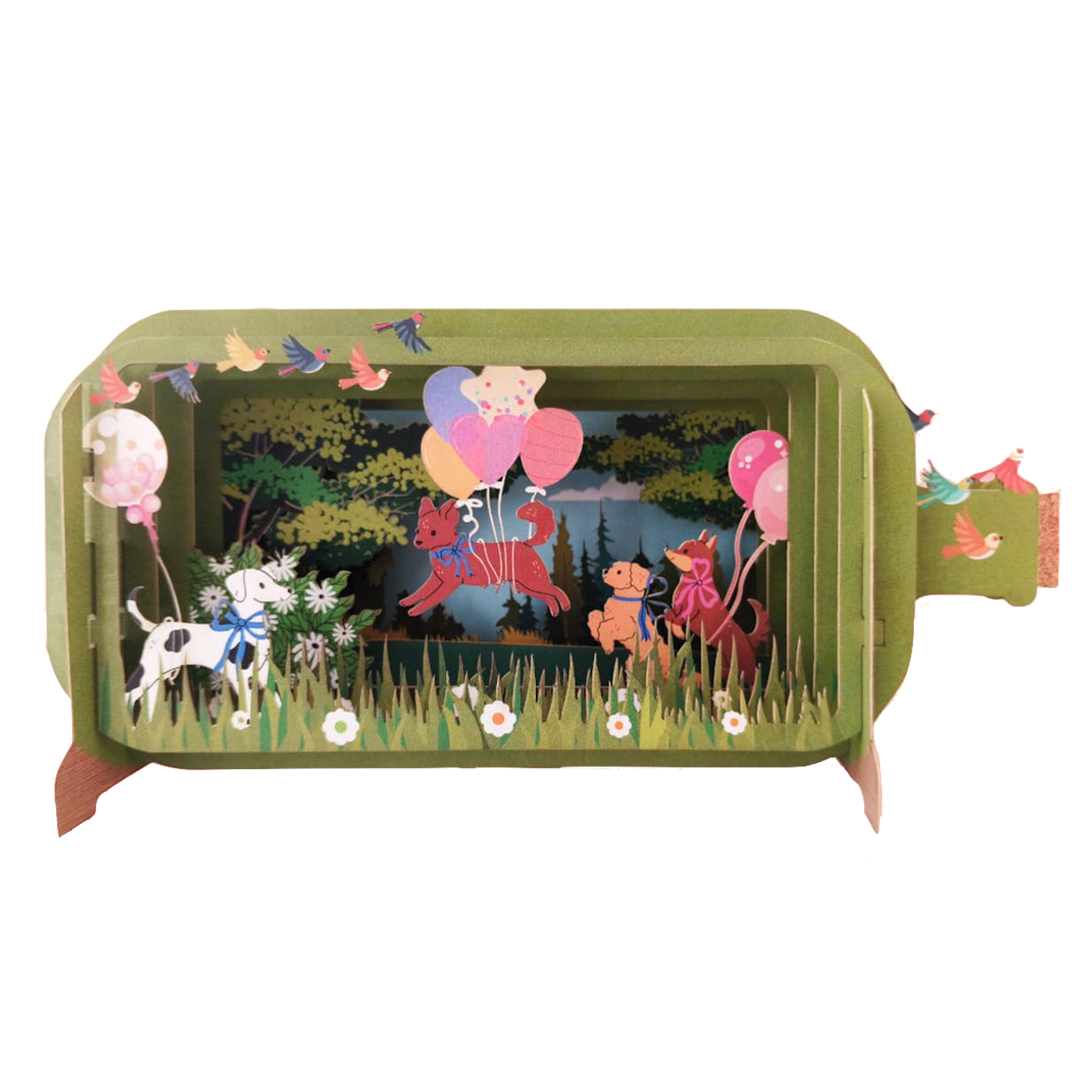 Alljoy Alljoy, Message in a Bottle, dogs & balloons