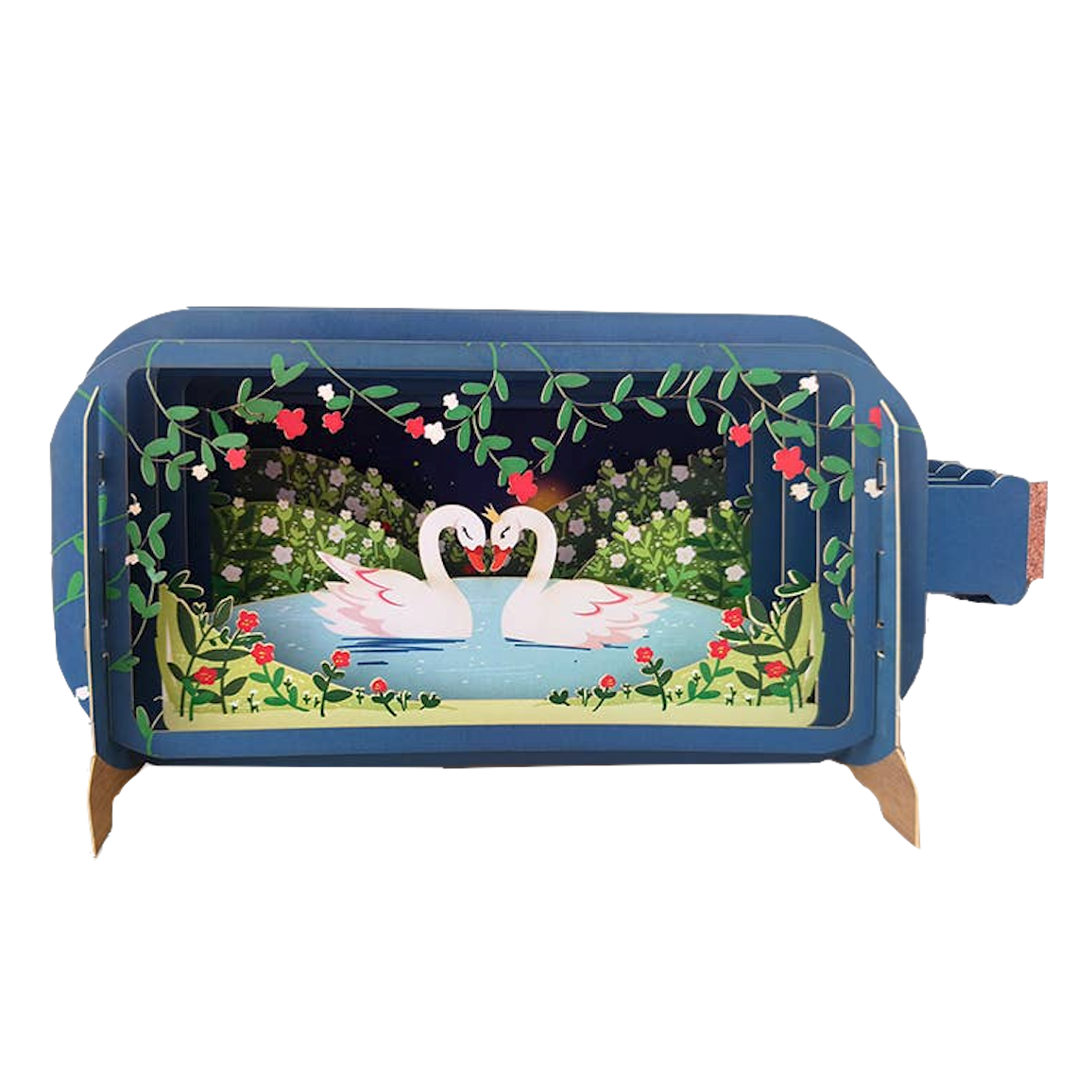 Alljoy Alljoy, Message in a Bottle, lovely swans