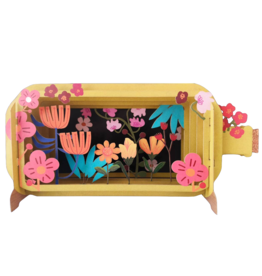 Alljoy Alljoy, Message in a Bottle, flower sketch