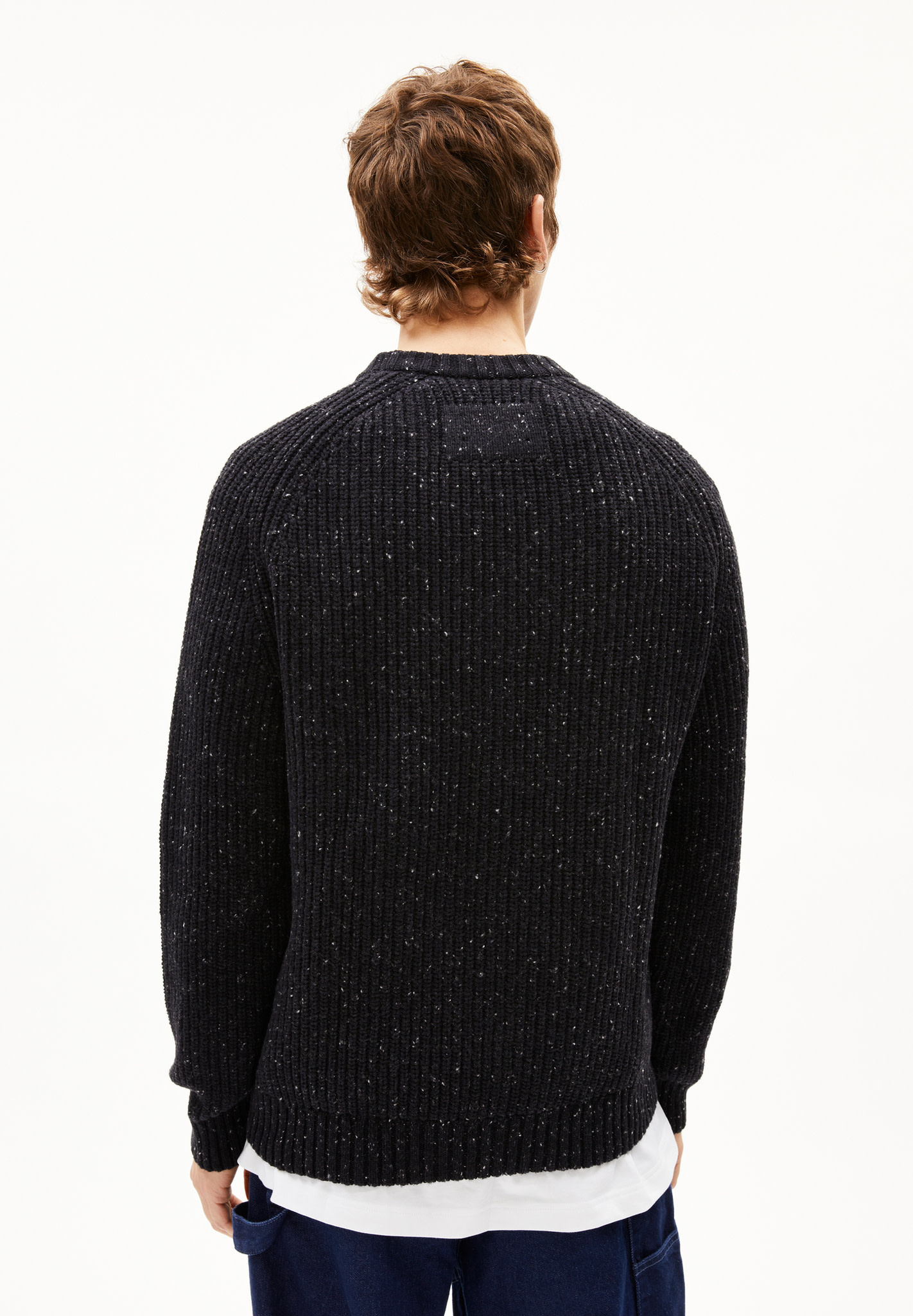 Armedangels Armedangels, Kiaano Tweed, black-oatmilk, S