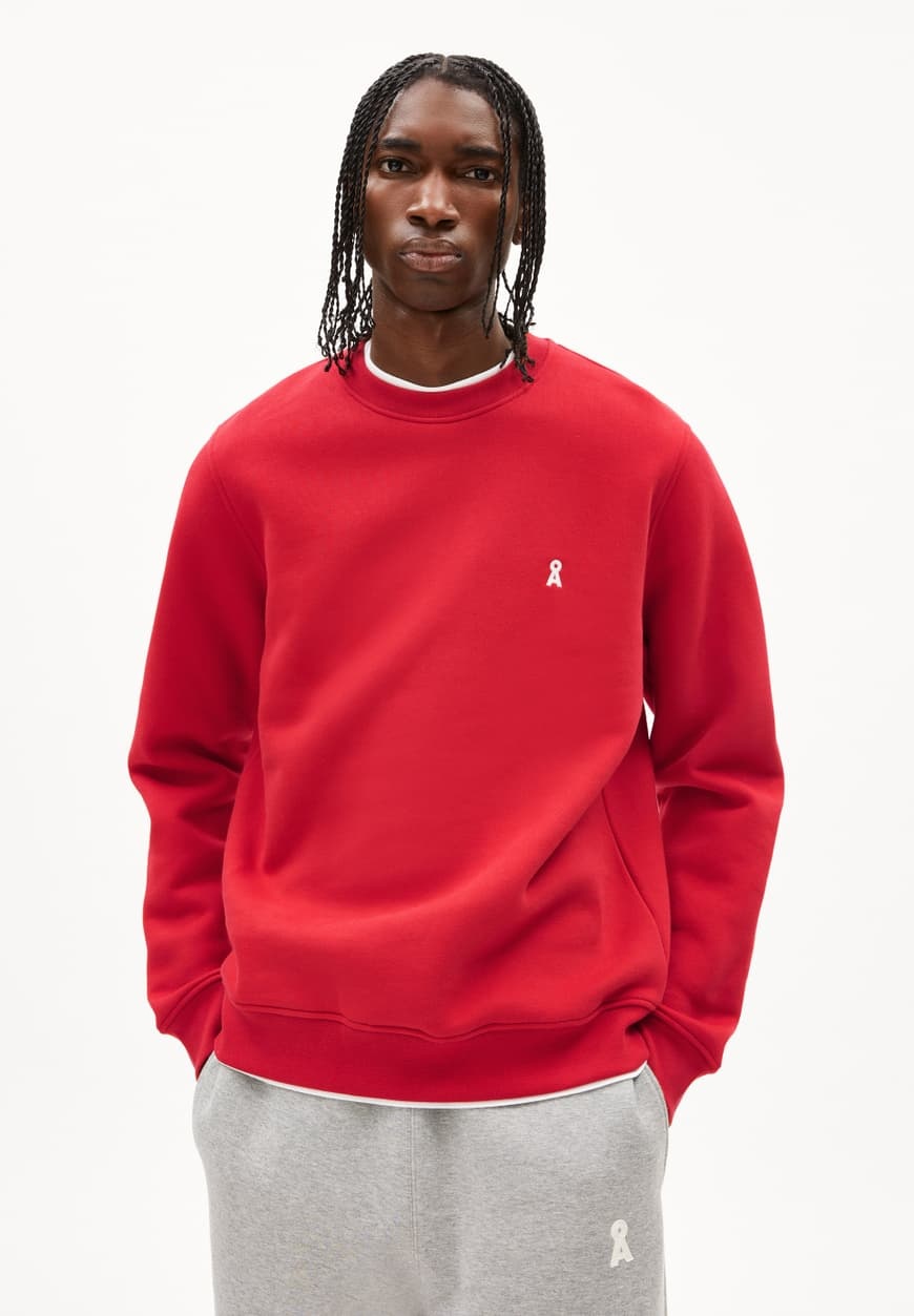 Armedangels Armedangels, Baaro Fleece, scarlet red, S