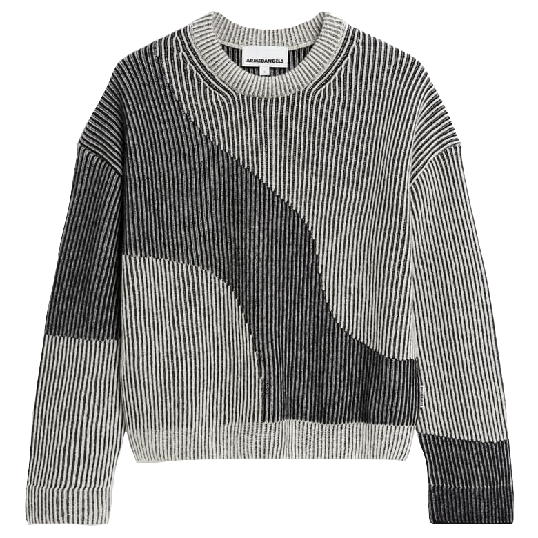 Armedangels Armedangels, Mayraa Vanise, black-off white, L