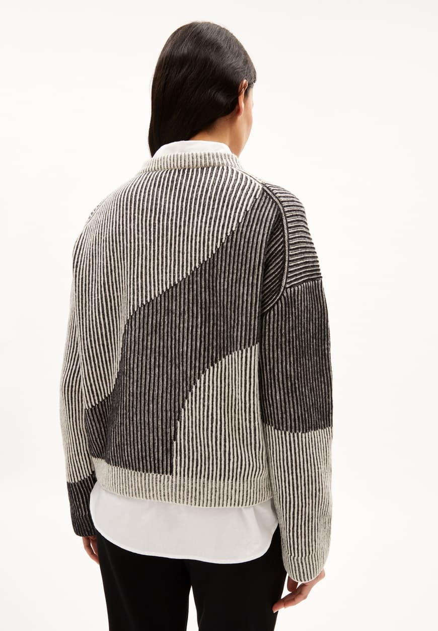 Armedangels Armedangels, Mayraa Vanise, black-off white, L