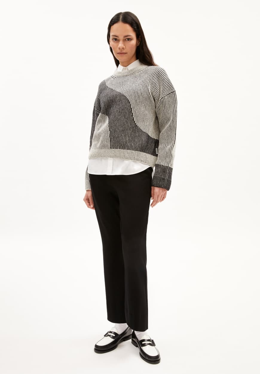 Armedangels Armedangels, Mayraa Vanise, black-off white, XS