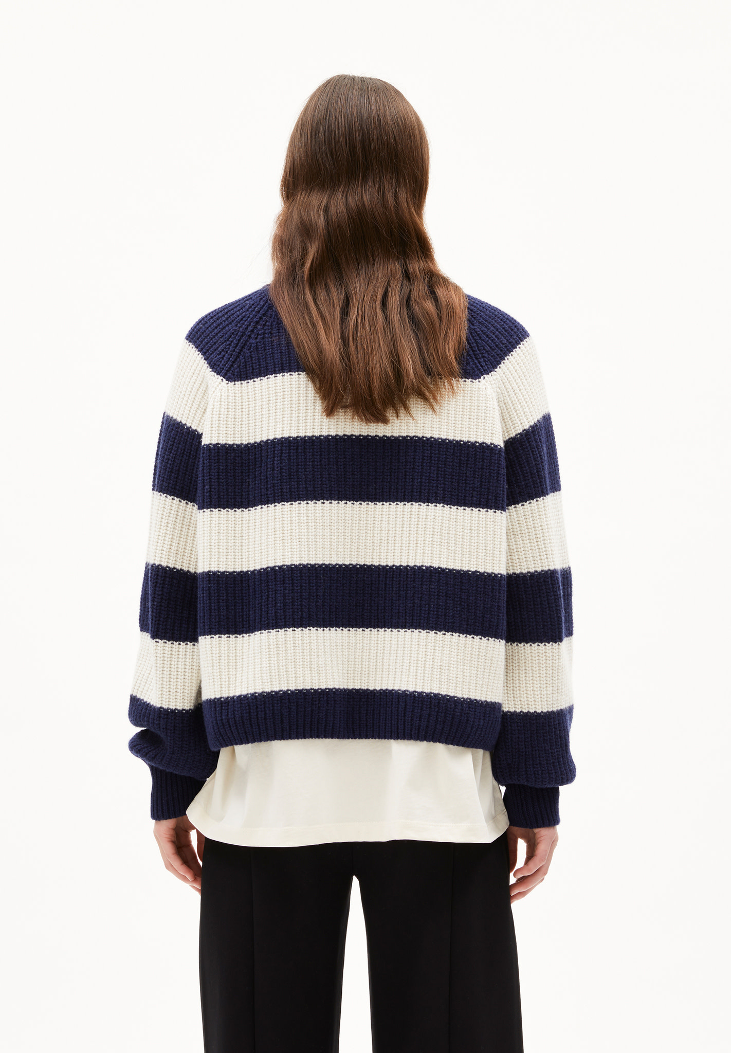 Armedangels Armedangels, Kaagi Stripes, tinted navy, M