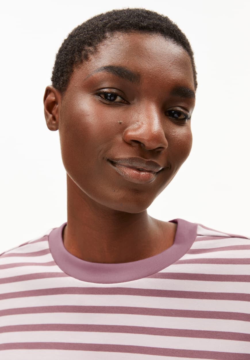 Armedangels Armedangels, Frankaa Maarlen Stripe, ice grape-dark berry, S