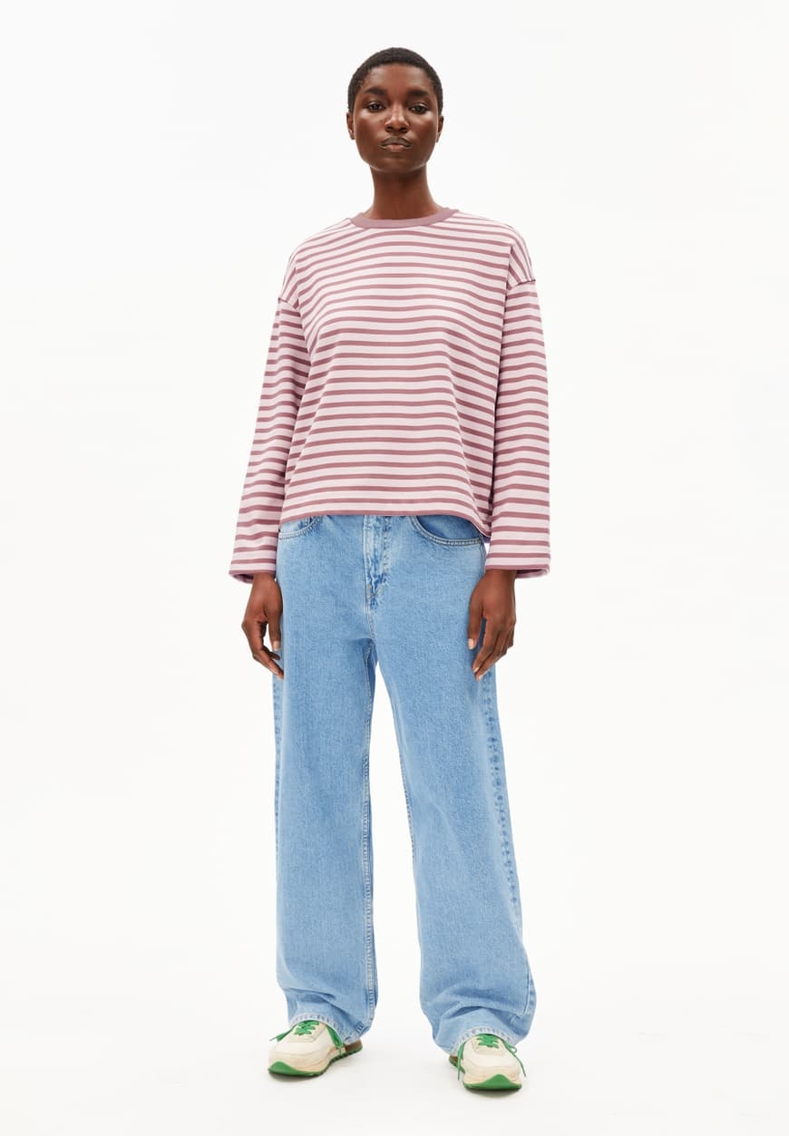 Armedangels Armedangels, Frankaa Maarlen Stripe, ice grape-dark berry, S