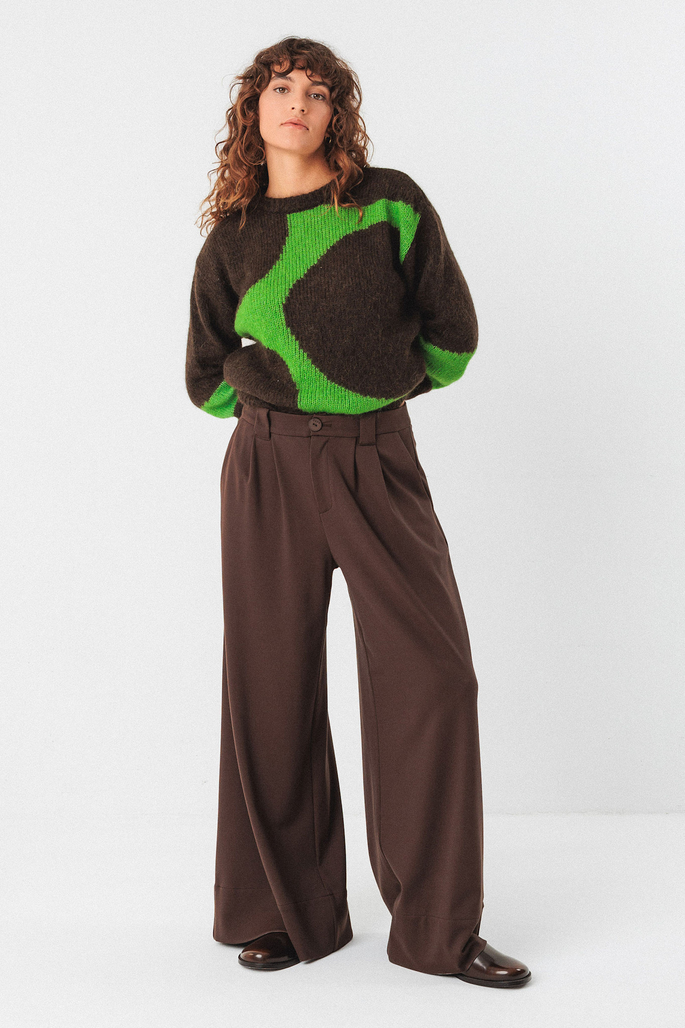 Skunkfunk Skfk, Nia Trouser, dark brown, S (38)