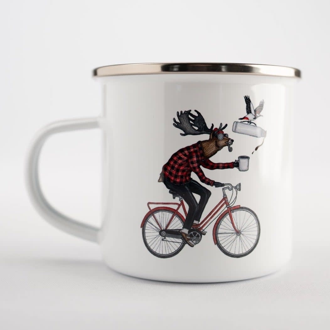 Lakor Lakor, Enamel Mug, off to work
