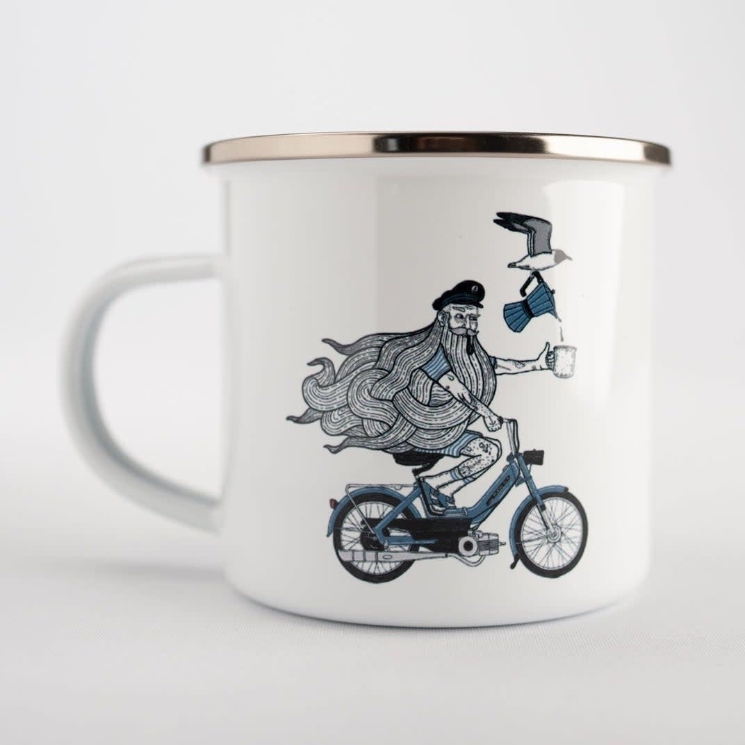 Lakor Lakor, Enamel Mug, coffee on the go