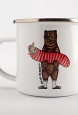 Lakor Lakor, Enamel Mug, bear burrito