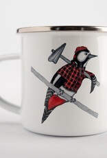 Lakor Lakor, Enamel Mug, woodpecker