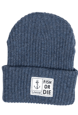 Lakor Lakor, Fish or Die Beanie, navy