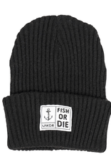 Lakor Lakor, Fish or Die Beanie, black