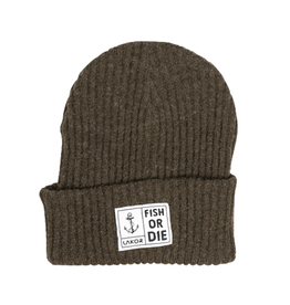 Lakor Lakor, Fish or Die Beanie, green