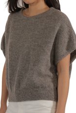 Les Racines du Ciel Les Racines du Ciel, Aube Sleevleess Sweater, drak grey, XS