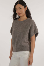 Les Racines du Ciel Les Racines du Ciel, Aube Sleevleess Sweater, drak grey, XS